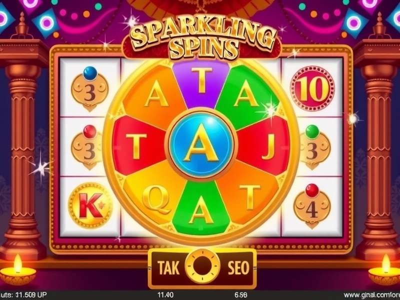 Sparkling Spins Diwali themed jackpot wheel